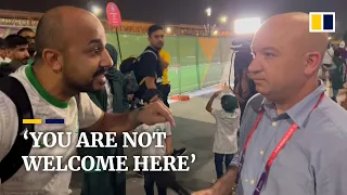 Saudi fan confronts Israeli reporter at Qatar World Cup, voicing support for Palestine