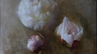 Peonies Flower Painting Sketch 4 Timelapse by Sadie Valeri