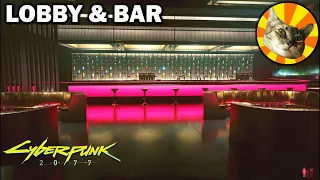 Exploring Konpeki Plaza's lobby & bar | Cyberpunk 2077