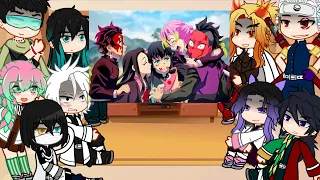 Past Hashiras react to Season 3 ||Gacha Club|| Full Ver]