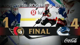 Vancouver Canucks Vs Ottawa Senators Highlights 2021 Jan 28