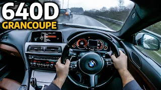 BMW 640D GRAN COUPE M SPORT - POV TEST DRIVE & REVIEW (UK)