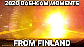 2020 dashcam moments from Finland