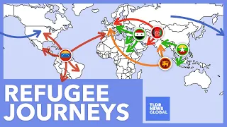 Where Are Refugees Going: Refugee Journeys Mapped - TLDR News