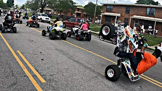 WE TOOK OUR DIRT BIKES THROUGH ALABAMA HOOD!!! *THEY LOVED IT* | G STREET RIDE OUT 2021 | Leek GT