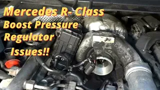 Mercedes R320 Turbo Actuator Sticking, Boost Pressure Regulator Failing! Charge Pressure too High
