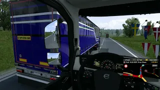 Euro Truck Simulator 2 replay 2024 05 04 23 37 report ,wrongway cutting roundabout , Duseldorf