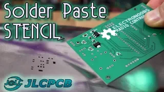 JLCPCB solder paste stencil order and use
