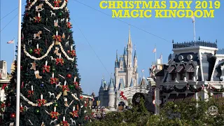 Christmas Day at Magic Kingdom 2019 4K Tour Walt Disney World Orlando Florida