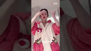 211117 [Vlog] Zhao Lusi’s daiky routine of removing makeup after work