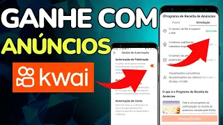 COMO GANHAR DINHEIRO NO KWAI COM ANÚNCIOS NOS VÍDEOS