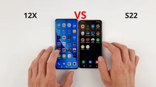 Xiaomi 12X vs S22 | SPEED TEST