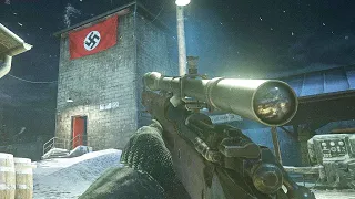 World War 2 Stealth Sniper Mission NO ALERTS  - Call of Duty