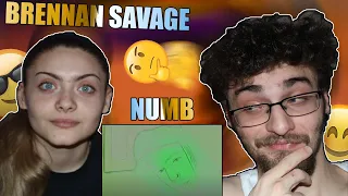 Me and my sister watch Brennan Savage - Numb (Official Video) (Reaction)