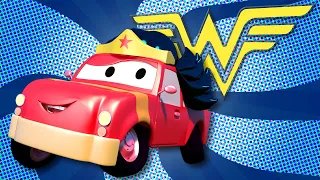 service auto pentru copii -  Pickle este Wonder Woman - Vopsitoria lui Tom în Orasul Masinilor 🎨