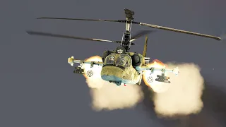 Russian ALLIGATOR KA-52 attack Helicopter Destroyed by Fire | ARMA 3: Milsim #3