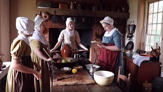 Family Cooking in 1820