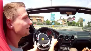 Ferrari F430 Spider fast test drive POV