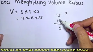 Menghitung Volume Kubus