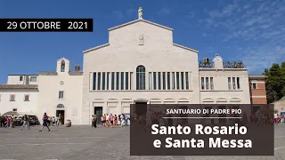 🔴  Santo Rosario e Santa Messa - 29 ottobre 2021(fr. Matteo Canestrale)