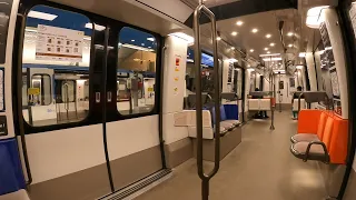 A ride in the MP14 (metro line 11) from Châtelet to Hôtel de Ville Paris