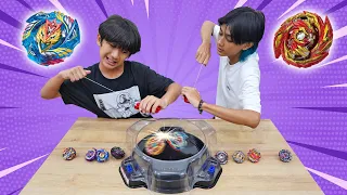 Ziyan VS Dudung Tarung Gasing Beyblade