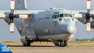 (4K) Planespotting Bermuda | Philippine Air Force C-130, ATR 42, Twin Otter, & More | TXKF/BDA