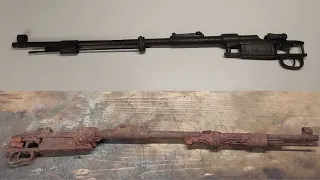 Rusty german k98 restoration #ww2 #relic #rifle