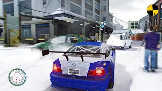 GTA 4 Crazy BMW M3 GTR Crashes Ep.3