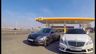 Mercedes W212 1.8T 184hp vs Skoda Octavia 1.8T 180hp