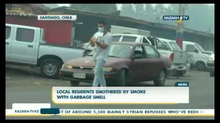В Сантьяго жители задыхаются от дыма - KazakhTV