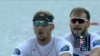 2018 World Rowing Cup 2 M4X Final A