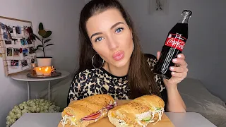 ВТОРОЕ СВИДАНИЕ💔 ОН ВСЕ ИСПОРТИЛ😤 МУКБАНГ сэндвич сабвэй MUKBANG subway sandwich no asmr