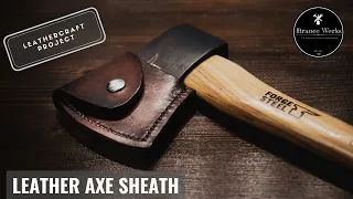 Making a Leather Axe Sheath