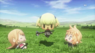 World of Final Fantasy Ex Dungeon Bosses ATB Rairamuh, Gleefrit, Shivaer No Commentary