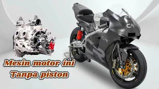 Tak pakai piston...mesin motor ini jauh lebih beringas!!