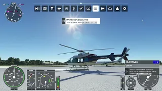 Bell 407 startup on microsoft flight simulator!