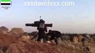 tow missile in siria - compilation