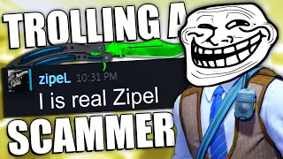 TROLLING A SCAMMER with a BUTTERFLY EMERALD | TDM_Heyzeus
