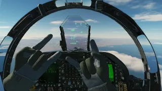 Real hands interacting with virtual cockpit [DCS, VR and Leap Motion]