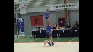 Acrogym NK 2012, WG 11-16, Lisanne, Bente en Stephanie, balans