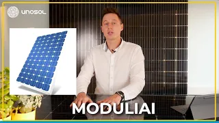 Kuo skiriasi Saulės baterijos, Saulės kolektoriai ir Saulės moduliai?