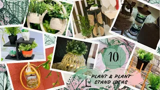 10 DIY Ideas To Decorate Your Home with Planters & Planter Stands |  GADAC DIY | diy home decor