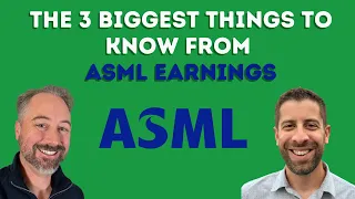 The 3 Biggest Things to Know From ASML Earnings