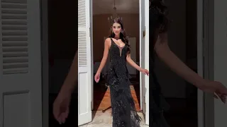 Jovani Fringe black prom 2024