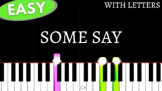 NAT - Some Say TikTok Hit Single | Easy Piano tutorial