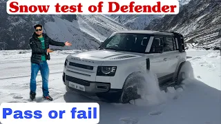 Defender Ne Dil Khush Kar Diya || Snow Road Test || Pass or Fail || Ajju0008