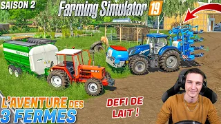 L'AVENTURE DES 3 FERMES S2 ! QUI VA GAGNER LE DEFI DE LAIT ?!