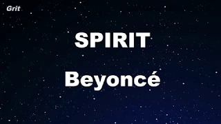 SPIRIT - Beyoncé Karaoke 【No Guide Melody】 Instrumental