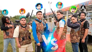 HICE UNA GUERRA DE YOUTUBERS EN LA VIDA REAL Y ESTO PASO... | YAIR, LUAY, ANTRONIXX, DONATO Y MAS